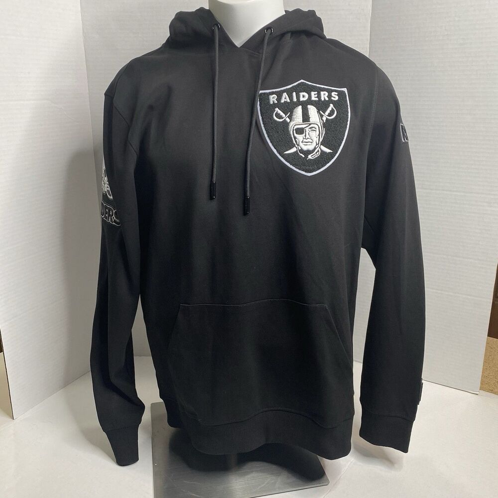 Pro Standard  Las Vegas Raiders NFL Football Hoodie Black/Silver Size XL EUC